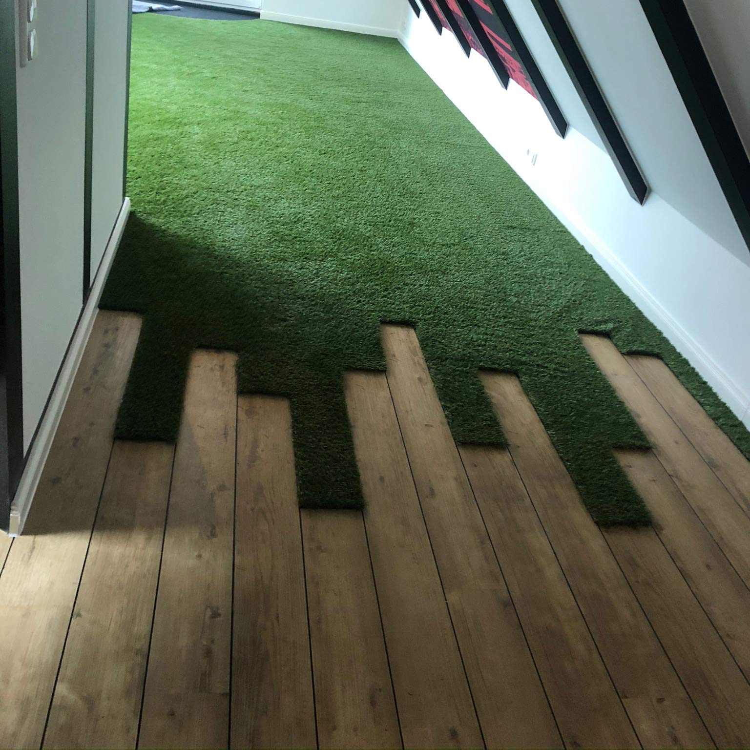 Dachboden mit Teppichbelag