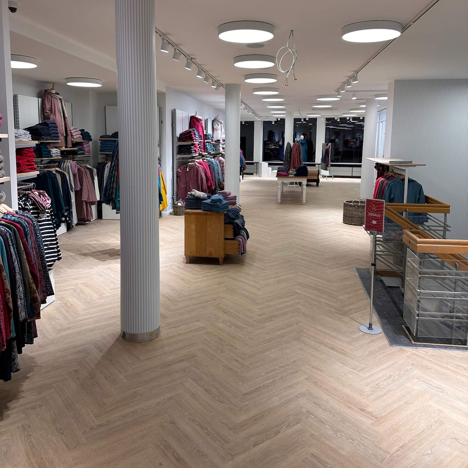 Renovierung eines Kleidergeschäfts